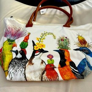 Beautiful muslin bag full of life and color ,ideal for bird